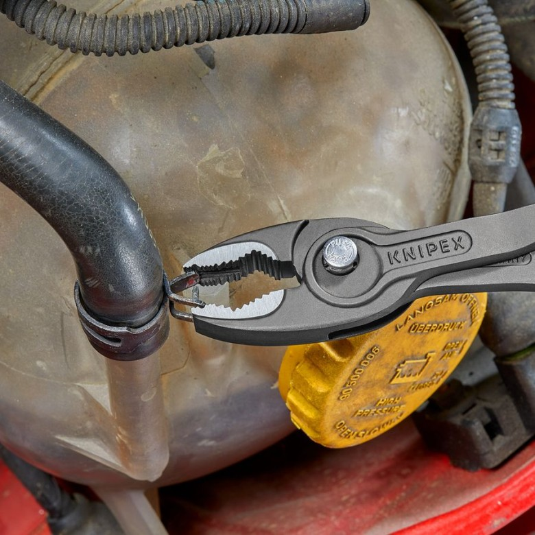KNIPEX 82 02 200 Pinza de agarre frontal autoajustable TwinGrip 200 mm