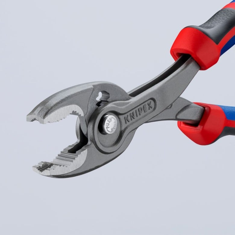KNIPEX 82 02 200 Pinza de agarre frontal autoajustable TwinGrip 200 mm