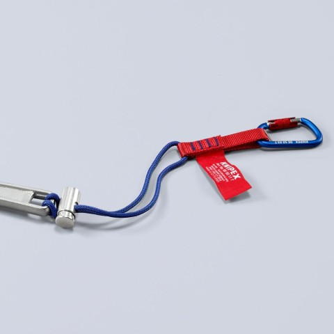 KNIPEX 00 50 13 T BK Cordón de seguridad con mosquetón fijado 186 mm (7.25″)
