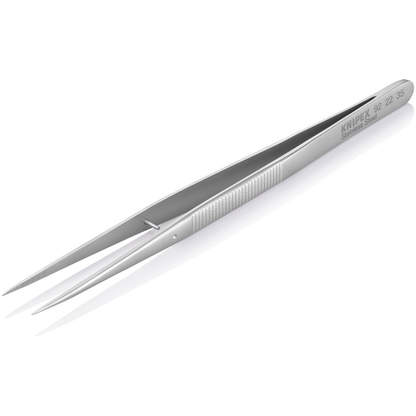 KNIPEX 92 22 35 Pinza de precisión de punta fina con pasador 155 mm (6″)