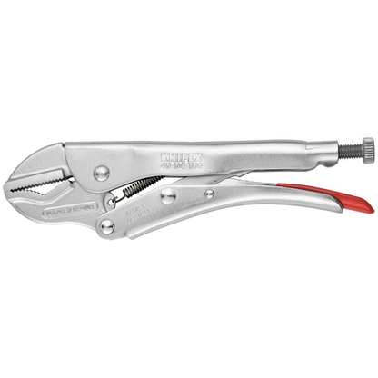 KNIPEX 40 04 180 Pinza de presión recta universal mangos sin recubrimiento galvanizada 180 mm (7.25'')