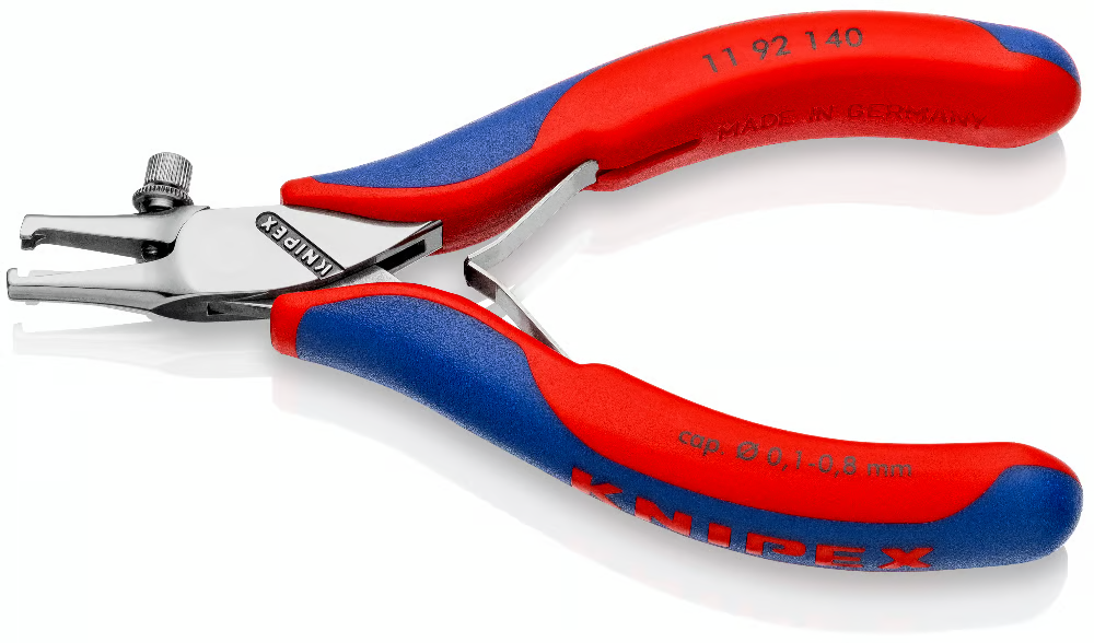 KNIPEX 11 92 140 Pinza pelacables para electrónica con mangos ergonómicos 140 mm (5.5″)