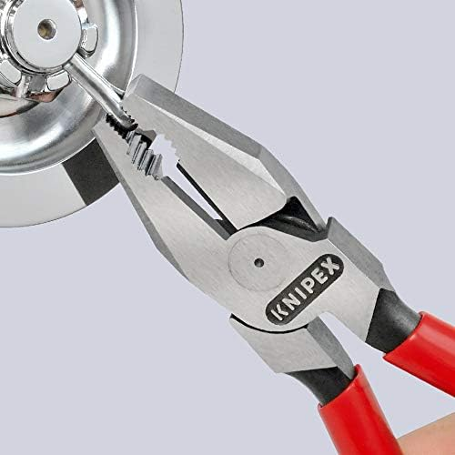 KNIPEX 02 02 225 SB Pinza universal de alta palanca con mangos ergonómicos pavonada 225 mm (9″)