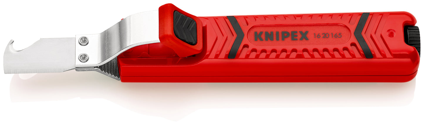 KNIPEX 16 20 165 SB Pelacables carcasa de plástico resistente a golpes 165 mm