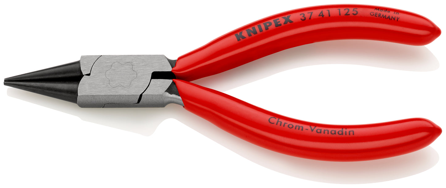 KNIPEX 37 41 125 Pinza de presión Para mecánicos de precisión recubierto de plástico acabado pavonado 125 mm