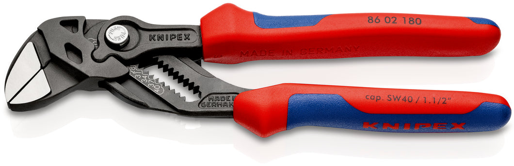 KNIPEX 86 02 180 SB Pinza y llave en una sola herramienta 180 mm