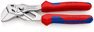 KNIPEX 86 05 150 SB Tenaza llave Pinza y llave en una sola herramienta Con fundas en dos componentes cromado 150 mm