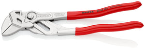 KNIPEX 86 43 250 Tenaza llave Pinza y llave en una sola herramienta recubierto de plástico cromado 250 mm