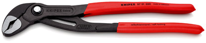 KNIPEX 87 01 300 SB Cobra© Pinza de extensión Hightech recubiertos de plástico antideslizante acabado pavonado 300 mm