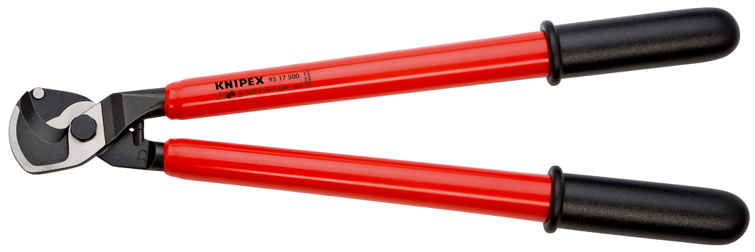 KNIPEX 95 17 500 Cortacables aislados por inmersión en plástico reforzado, según norma VDE 500 mm