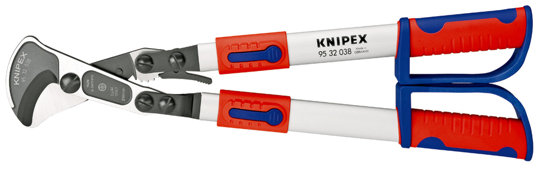 KNIPEX 95 32 038 Cortacables (tipo matraca) Con brazos telescópicos Con fundas en dos componentes 570 mm