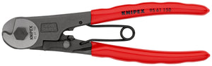 KNIPEX 95 61 150 Cortacables para cables Bowden recubierto de plástico acabado pavonado 150 mm