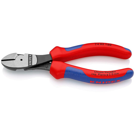 Knipex 7402160sb Pinzas De Corte Diagonal Tipo Extra Fuerte